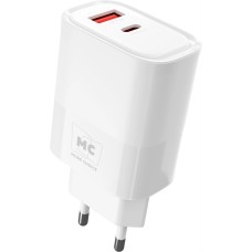 MORE CHOICE (4620202555564) NC81a СЗУ 1USB+1Type-C 3.0A PD 20W+ QC3.0 , белый