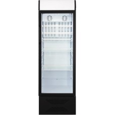 БИРЮСА B310PN Витрина 310л черный фронт