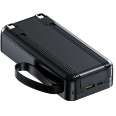AKSBERRY (6900290870014) E201 Lines PD22.5W with cabels 20000 mAh (черный) AKSBERRY (6900290870014) E201 Lines PD22.5W with cabels 20000 mAh (черный)