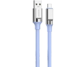 AKSBERRY (6900291890011) X159 Silicone USB-A Type-C, синий