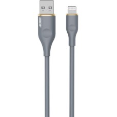 AKSBERRY (6900307860014) X162 Liquid silicone USB-A - Lightning, серый