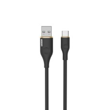 AKSBERRY (6900307830017) X162 Liquid silicone USB-A -Type-C, черный
