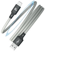 AKSBERRY (6900307940013) X164 Magnetic USB-A - Lightning, серый