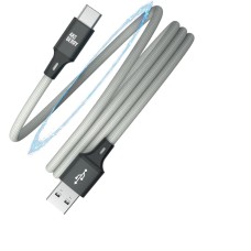 AKSBERRY (6900307900017) X164 Magnetic USB-A - Type C, серый