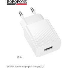 BOROFONE (6941991122552) BAS71A 1USB 2.1A B Black BOROFONE (6941991122552) BAS71A 1USB 2.1A B Black
