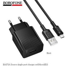 BOROFONE (6941991122590) BAS71Am 1USB 2.1A для micro USB Black