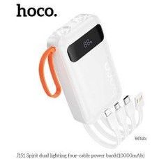 HOCO (6942007653367) J151 10000mAh 1USB+1Type-C 2.0A , белый