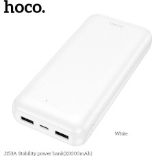HOCO (6942007656092) J153A 20000mAh 2USB+1Type-C+1micro USB 2.0A, белый