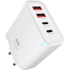 MORE CHOICE (4620202555656) NC95 2USB+2Type-C 3.0A PD 65W White