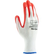 СИБРТЕХ Перчатки трикотажные полиэфирные, латексное рельефное покрытие, Россия, 67767