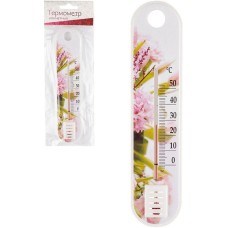 ТЕРМОМЕТР комнатный Цветок, П-1, в пакете (100655)