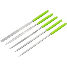 СИБРТЕХ Набор надфилей алмазных, 140 х 50 х 3 мм, 5 шт 158307