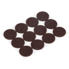 РЫЖИЙ КОТ Накладки-протекторы для мебели самоклеящиеся 12шт 28мм, коричневый (105204)