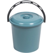 VIOLET 10л с крышкой (бирюзово-синий) 21055