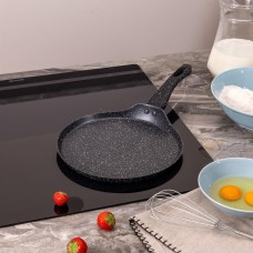 AGNESS 932-523 BLACK MARBLE блинная с а/приг.покрытием 24Х2см индукция AGNESS 932-523 BLACK MARBLE блинная с а/приг.покрытием 24Х2см индукция