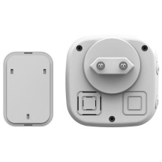 REXANT (73-0090) беспроводной, 36 мелодий 150м IP44 (белый/серый)