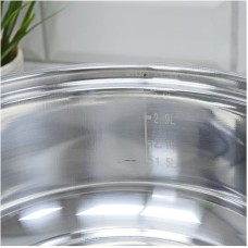 БЕЗ ТМ Кастрюля Promo, объем 3.6 л, из нержавеющей стали с крышкой из жаропрочного стекла (104616) БЕЗ ТМ Кастрюля Promo, объем 3.6 л, из нержавеющей стали с крышкой из жаропрочного стекла (104616)