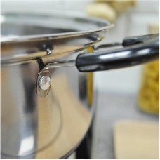 БЕЗ ТМ Кастрюля Promo, объем 5,5 л, из нержавеющей стали с крышкой из жаропрочного стекла (104617) БЕЗ ТМ Кастрюля Promo, объем 5,5 л, из нержавеющей стали с крышкой из жаропрочного стекла (104617)