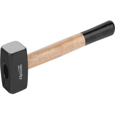 SPARTA Кувалда, 1000 г, кованая головка, деревянная двухцветная рукоятка 10905