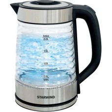 STARWIND SKG2111 2л. 1800Вт черный/прозрачный корпус: стекло STARWIND SKG2111 2л. 1800Вт черный/прозрачный корпус: стекло