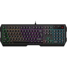 A4TECH Клавиатура Bloody B135N черный USB Multimedia for gamer LED (подставка для запястий) (B135N)