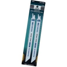 ВИХРЬ Полотно для сабельной пилы S1122BF по металлу 225мм (2 шт)