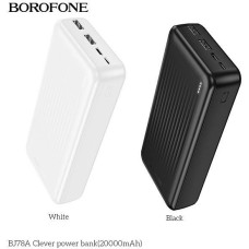 BOROFONE (6941991121494) BJ78A Black - 20000mAh 2USB