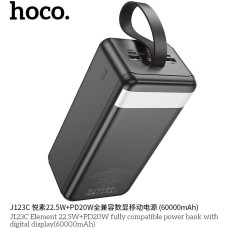 HOCO (6942007612098) J123С Black - 60000mAh 3USB