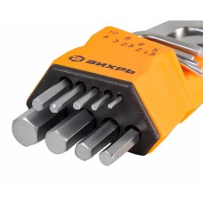 ВИХРЬ Набор ключей имбусовых HEX, 9 шт, 1.5-10 мм