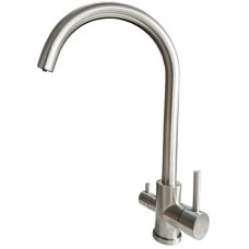 АНТЕЙ 511522 Булат Смеситель д/кухни шар. с доп.выходом д/питьев. воды нержав.сталь 1/10 АНТЕЙ 511522 Булат Смеситель д/кухни шар. с доп.выходом д/питьев. воды нержав.сталь 1/10