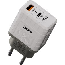 DEFENDER (83230) UPA-132 30W, USB A+C, белый DEFENDER (83230) UPA-132 30W, USB A+C, белый