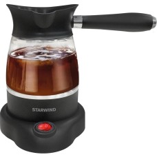 HYUNDAI Кофеварка электрическая турка Starwind STG6054 600Вт черный/серебристый
