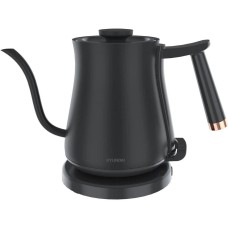 HYUNDAI Чайник HYK-S5500 0.7л. 1000Вт черный/черный (металл)
