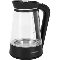 HYUNDAI Чайник Starwind SKG2116 1.8л. 1700Вт черный/прозрачный (стекло)
