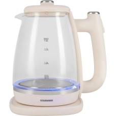 HYUNDAI Чайник Starwind SKG4042 1.8л. 1800Вт слоновая кость (стекло)