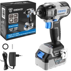 DEKO ZKIS, 20В, 1*4.0Ач, 420 Нм 083-1084 DEKO ZKIS, 20В, 1*4.0Ач, 420 Нм 083-1084