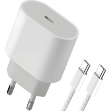 DEFENDER (83222) UPA-121 20W, USB C,кабель Type-C,белый