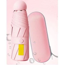 РЫЖИЙ КОТ Зонт мини складной (в чехле-капсуле), 90 см, серый (108793)