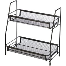 MALLONY Этажерка настольная двухуровневая L?ordine Nero, 31,5*17*33 см (107588)