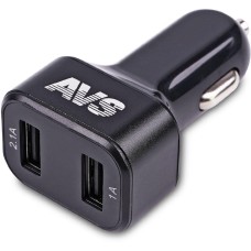 AVS USB автомобильное зарядное устройство 2 порта UC-523 (3А,черный) с вольтметром AVS USB автомобильное зарядное устройство 2 порта UC-523 (3А,черный) с вольтметром
