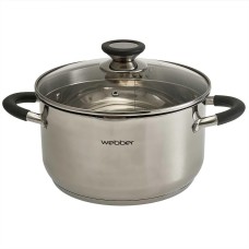 WEBBER BE-374/2 Кастрюля из нерж стали со стеклянной крышкой (d=22; 4,7 л) (4) WEBBER BE-374/2 Кастрюля из нерж стали со стеклянной крышкой (d=22; 4,7 л) (4)