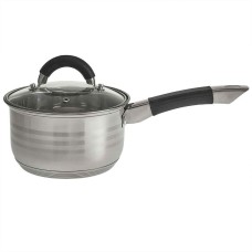 WEBBER BE-441/2 Ковш 2,1л со стекл.крышкой, 16*9,5 см, нерж.сталь, капсул. индукци. Дно WEBBER BE-441/2 Ковш 2,1л со стекл.крышкой, 16*9,5 см, нерж.сталь, капсул. индукци. Дно