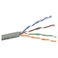 LANMASTER Кабель информационный TWT-5EUTP/100-GY кат.5E UTP 4 пары 24AWG PVC внутренний 100м серый LANMASTER Кабель информационный TWT-5EUTP/100-GY кат.5E UTP 4 пары 24AWG PVC внутренний 100м серый