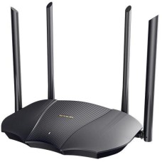 TENDA Wi-Fi TX12 Wi-Fi 6 роутер AX3000, до 574 Мбит/с на 2,4 ГГц + до 2402 Мбит/с на 5 ГГц, LAN 2x1Гбит/с, WAN 1x1Гбит/с, 4 антенны