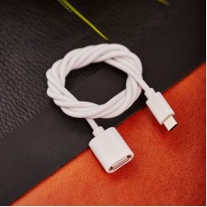 REXANT Кабель USB OTG Type-C ? гн. USB-А, 2,4A, 0,15м, ПВХ, белый REXANT Кабель USB OTG Type-C ? гн. USB-А, 2,4A, 0,15м, ПВХ, белый