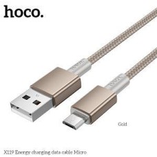 HOCO (6942007656016) X119m для micro USB , 1 м, Gold HOCO (6942007656016) X119m для micro USB , 1 м, Gold