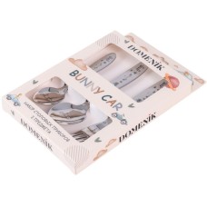 DOMENIK DMC196 Набор столовых приборов FUNNY BUNNY 3 предметов DOMENIK DMC196 Набор столовых приборов FUNNY BUNNY 3 предметов