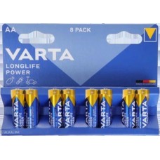 VARTA (04906121418) BL8 LR6 LONGLIFE POWER HIGH ENERGY ALKALINE (4906)