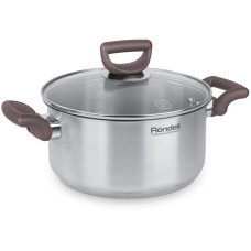 RONDELL Fest RDS-1322 2.8л. d=20см (с крышкой) стальной RONDELL Fest RDS-1322 2.8л. d=20см (с крышкой) стальной