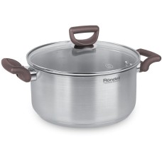 RONDELL Fest RDS-1323 4.8л. d=24см (с крышкой) стальной RONDELL Fest RDS-1323 4.8л. d=24см (с крышкой) стальной